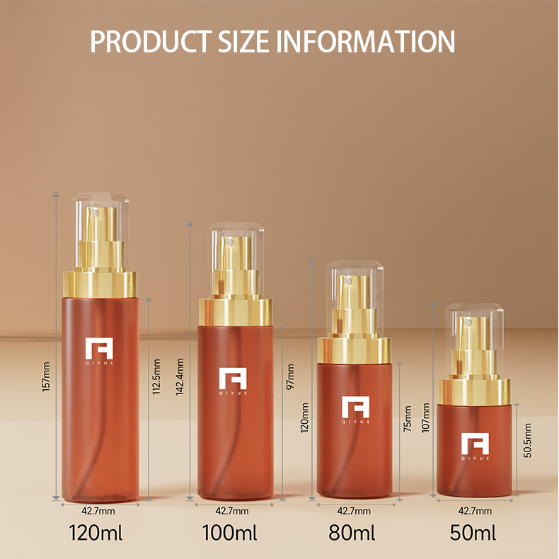 plastic red hair oil cosmetic product packaging custom logo 60 ml N05P54